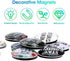 Weewooday 10 Pcs Inspirational Magnets for Fridge Refrigerator Locker Decor Accessories Motivational Glass Quote Fun Decorative Gifts for Cabinet ...