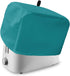 2 Slice Toaster Cover, Bread Machine Cover Pure Teal Green Solid Color Kitchen Appliance Dust Cover with Top Handle Fingerprint Protection Lightwe...