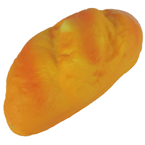 Fake French Demi Baguette Roll Loaf Squeezable Foam Bread Bun...