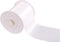 4" Inch Wide Solid Color Double Faced Satin Ribbon 25 Yards-Roll Great for Chair Sash, White...