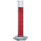 25ml Graduated Cylinder, Borosilicate 3.3 Glass, Single Metric Scale, Class B, Karter Scientific 233B2 (Single)...