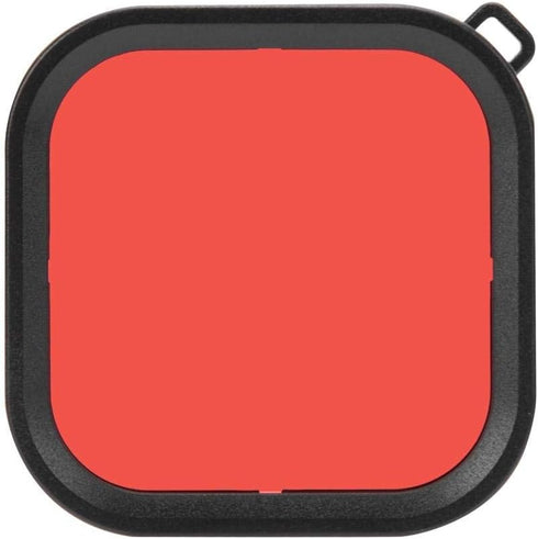 Diving Lens Filter, Photograph Waterproof Diving Lens Filter with Hanging Strap, Red Filter, Filter, Filter for GoPro 8(Red)...