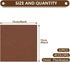 4x8 Pcs Felt Fabric Sheet 6x6 inches Brown Series Craft Squares Nonwoven 1mm Thick...