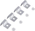 Pack of 4 Stainless Steel Aquarium Fish Tank Glass Cover Clip Support Holder for Protecting(12mm)...