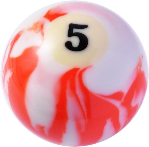 Billiard Ball Rod Shift Gear Knobs Orange 5X Gear Shift Knob Marbling Pool Ball Shifting Lever Fit Most Automatic Manual Car Tuck Transmission Veh...