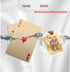 2 Pack Diamond Playing Cards Waterproof Gold Silver Foil Playing Cards Plastic Poker Cards High Flexible (Silver+Gold Diamond)...