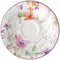 Villeroy & Boch Mariefleur Basic Coffee, Beautiful Premium Porcelain Saucer with Playful Flower Decoration, Dishwasher Safe, 16 cm...