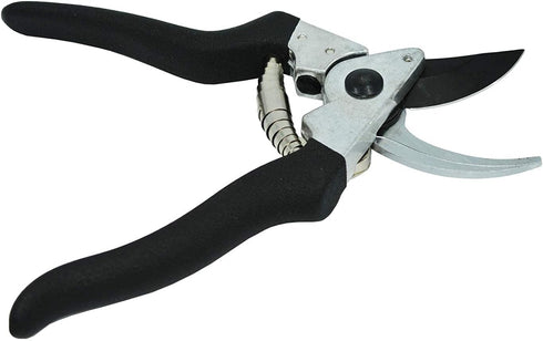 Zenport Z201 Heavy Duty Pruner, Bypass Euro, Black Handles, Steel, 8-Inch...