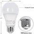 DEWENWILS 8-Pack Dimmable LED A19 Light Bulb, Soft White Light with Warm Glow, 800 Lumen, 2700K, 10W (60 Watt Equivalent), E26 Medium Screw Base, ...