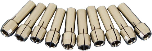 TMAX 10 pc Durable Shiny 1/8 Inch Rotary Tool Collet Bit #480 for Dremel Rotary Tools...