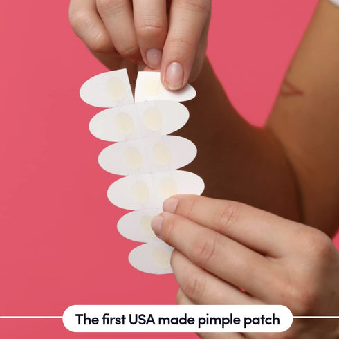 Blemish Repair Invisible - Hydrocolloid Acne Pimple Patch Spot Treatment - Touch Free, USA Made (30 Count)...