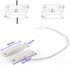 10pcs Surface Mount Alarm 10W 100V 0.5A in Max Magnetic Contact Ideal for Door Window Security with Lead Wire and 3M Adhesive Paper...