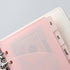 Pink Cash Envelopes A6 Binder Pockets Dividers 6 Tabs PP A6 Binder Inserts with Label Stickers Cash Envelope for Budgeting A6 6-Ring Budget Binder...