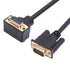 chenyang VGA RGB 3COAX+6C 90 Degree Down Angled Extension Cable for Monitor Projector Computer...
