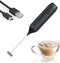 Milk Frother Handheld, ESCLAP Rechargeable Frother for Coffee, Electric Whisk Drink Mixer Handheld for Cappuccino, Frappe, Matcha, Hot Chocolate...