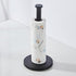 Paper Towel Holder, NSCMQSL Black Kitchen Towel Holder, Steady Countertop Paper Towel Holder with Weighted Base for Kitchen Roll Holder (Black)...