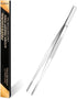 Gutsdoor Kitchen Tweezers Stainless Steel food Tongs for Cooking Tongs with Precision Serrated Tips Medical tweezers(12 Inch Straight)...
