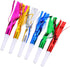 6Pcs Colorful Noise Maker,Metallic Fringed Blowouts Whistles,Party Blowers Whistles,for Birthday Party Favors, New Years Party, Party Supplies...