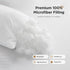 Acanva Polyester Decorative Rectangle Throw Pillow Inserts, Hypoallergenic Form Stuffer Cushion Sham Filler, 16x26, White, 1 Count (Pack of 1)...