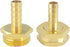 Hooshing 3/8" Garden Hose Repair Kit Male and Female Brass Hose Mender End Repair Connector with Clamps...