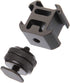 FocusFoto Aluminium Triple Head Cold Hot Shoe Mount Adapter for Lights, LED Monitors, Microphones, Audio Recorder & Studio Flash Bracket Video Cam...