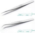 6PCS Tweezers Set, Stainless Steel Tweezers Set Kit for DIY...