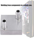 Wendry Computer Water Cooling Head, 40x40mm Water Cooling Aluminum Block for CPU Radiator Liquid Water Heatsink Cooler Internal Fin Thickness Only...