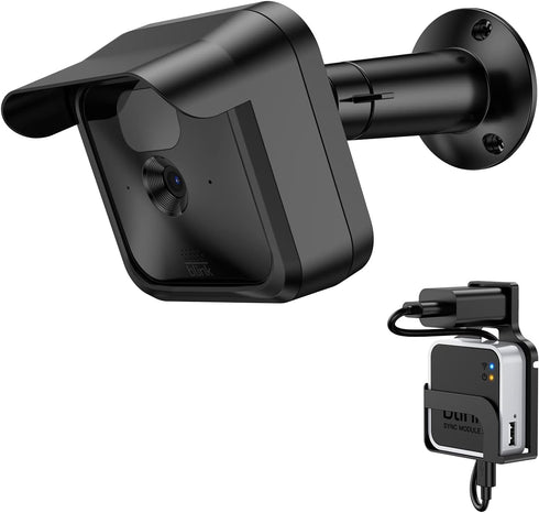 Ayotu Weatherproof Protective Cover for Blink Outdoor 3 (3th Gen) & Blink XT2/XT, No Affect Night Vision with 360 Degree Adjustable Metal Bracket,...