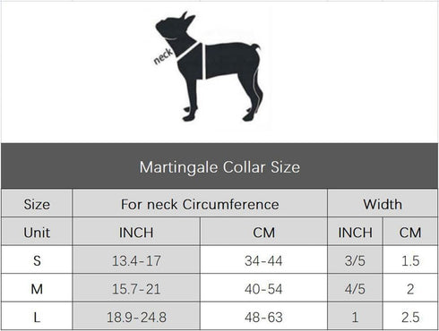Heavy Duty Dog Collar with Buckle, No Pull Escape Proof Limited Choke Pinch Pet Martingale Collars Quick Release for Small Medium Large Breed Dogs...