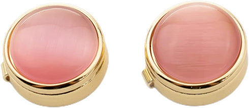 button covers for mens shirts button cover cufflinks cat eye button cover Ladies button covers (Golden-pink diameter 1.5cm)...