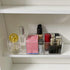 Stackable Clear Drawer Organizers Small Makeup Vanity Storage Bins Trays and Office Desk Drawer Dividers Triple Compartments 2 Pack...