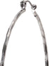 Lucky Brand Silver Hammered Hoop Earrings, One Size...