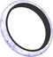 Purple Flower Cute Steering Wheel Cover for Women Girls Car SUV 15 Inch Universal Fit Auto Accessories Personalized...
