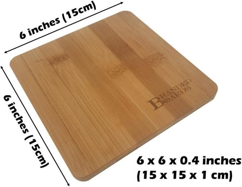 Small Mini All Natural Bamboo Cutting Board, Great for Apartments RV's Home Bar Charcuterie Backpacking Camping Bushcraft Dorm Rooms Picnics & Ent...