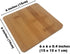 Small Mini All Natural Bamboo Cutting Board, Great for Apartments RV's Home Bar Charcuterie Backpacking Camping Bushcraft Dorm Rooms Picnics & Ent...