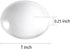 HAUTOCO 60 Pieces Glass Dome Cabochons Clear Round Cabochons Tiles, Non-calibrated Round 1 inch/25mm for Cameo Pendants Photo Jewelry Necklaces...