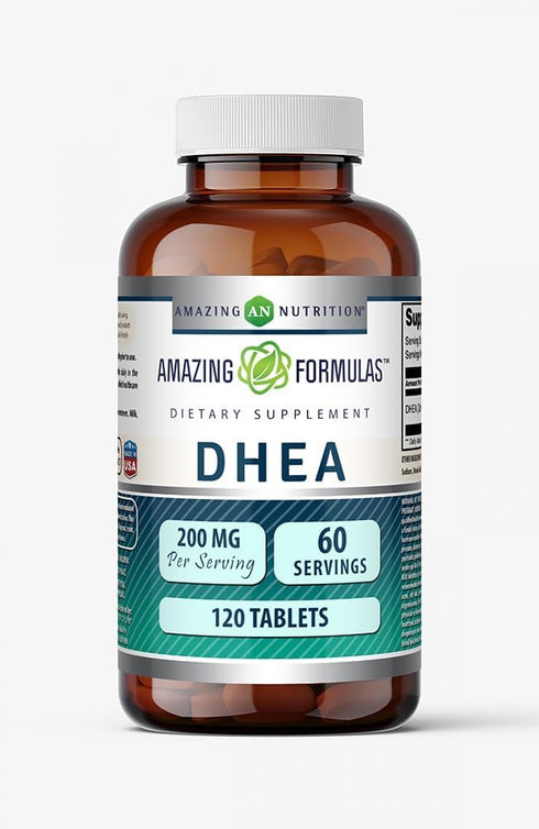 Amazing Formulas DHEA Supplement | 200 Mg Per Serving | 120 Tablets | Non-GMO | Gluten-Free | Made in USA...