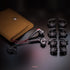 Sports Headphones Wired, Half in-Ear Running Earbuds with Mic, Secure Fit with Ear Wings, Tangle-Free Braided Cord, Pure Sound, Earphones with Mic...