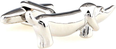 Dachshund Dog Pair Cufflinks in a Presentation Gift Box & Polishing Cloth...