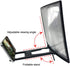 12" 3D Curved HD Screen Magnifier for Cell Phone with Foldable Phone Stand Holder Compatible with All Smartphones...