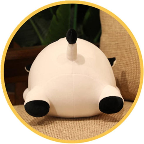 WUYU Cow Plush Pillow, Adorable Stuffed Animal Plush Toy, Soft Cow Hugging Pillow for Kids Boys Girls (Squinting,13.7in)...