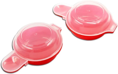 HORNO Easy Microwave Egg Cooker/Poacher,Set of 2...
