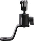 SUREWO Aluminum Motorcycle Rearview Mirror Mount Bracket Holder Compatible with GoPro Hero 12/11/10/9/8/7/6(2018)/5 Black APEMAN AKASO TENKER Camp...