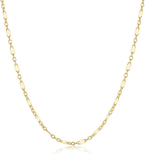MEVECCO Gold Chain Choker Necklace,14K Gold Filled Dainty Cute Lip Clavicle Chain Long Necklace Delicate Fashion Choker Necklace Jewelry Gift for ...