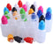 100MLx20 LDPE Plastic Dropper Bottles Empty Squeeze Liquid Eye Dripper Containers with Child Resistant Cap (Bottles + Mixing Color Caps + Tips+lab...
