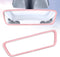Rear View Mirror Cover Pink Rear View Mirror Accessories, Car Rear View Mirror Protector Frame Silicone Automotive Mirror Frame Compatible with Mo...