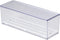 Large Transparent Flatware Tray Kitchen Drawer Organizer With Lid and Drainer - Plastic Kitchen Cutlery Tray and Utensil Storage Container with Co...