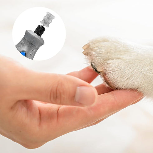 3Pcs Dog Nail Grinder, Diamond Tip Drill Bit Replacement Heads Rotary Nail Grinder Bits for Small & Large Dogs, Pet Nail Trimmers Dog Grooming Too...