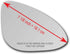 New Replacement Mirror Glass with Full Size Adhesive for 2013-2016 Chevrolet Spark Passenger Side View Right RH...