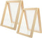 SEWACC 2pcs Wooden Paper Making Screen Papermaking Mould and Deckle Paper Making Mold Wooden Paper Making Screen Frame for DIY Paper Crafts...